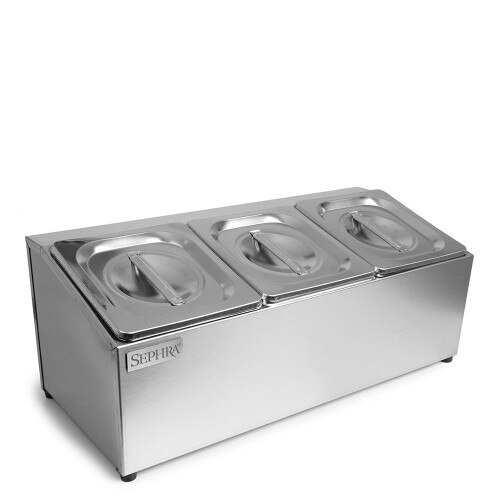 Sephra Gastronorm 3 Pan Set w Holder